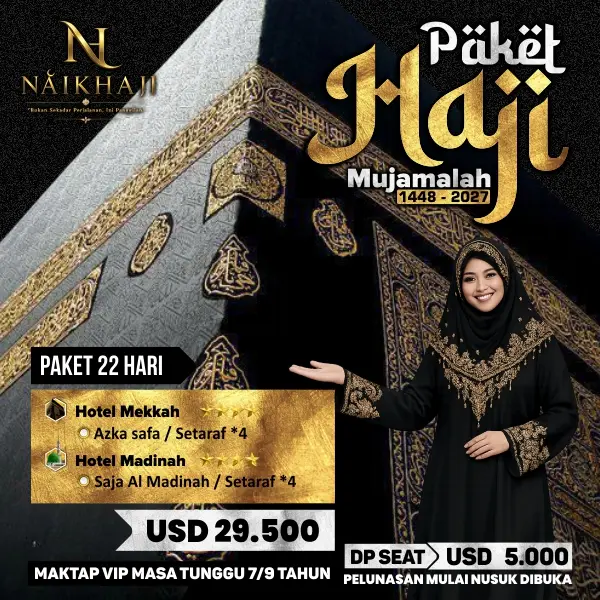Paket Haji Mujamallah Berangkat 2027 Bintang 4