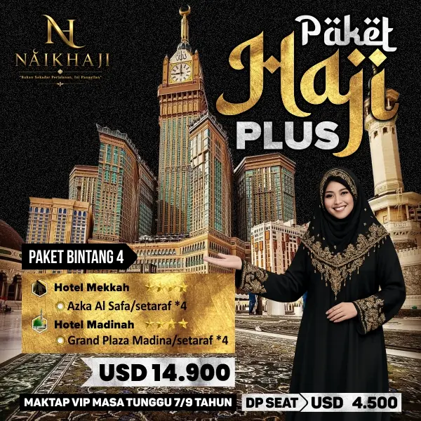 Paket Haji Plus Kuota Resmi Berangkat 2027 Bintang 5