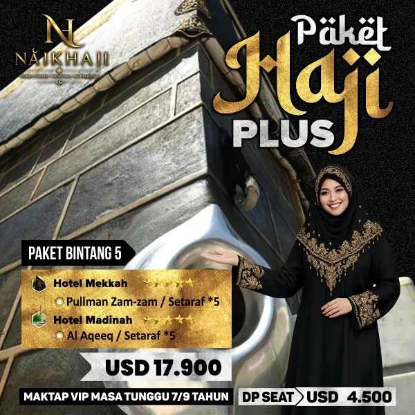 Paket Haji Plus Kuota Resmi Berangkat 2027 Bintang 5